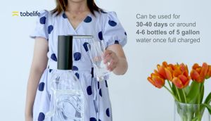 Water Pump Foldable Intelligent Automatic Water Pump Dispenser USB Charging Rechargeable mineral Water Pump Dispenser Water Pump For Bottled Water Home Appliances