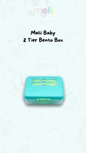 Melii Baby 2 Tier Bento Box - Kotak Bekal Makan Anak