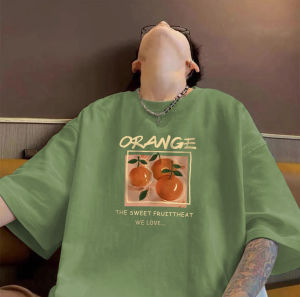 Áo Thun Nam Tay Ngắn Mùa Hè 2024 Dáng Rộng Cotton Nguyên Chất in Họa Tiết 3D Thoáng Khí Thoải Mái Thường Ngày