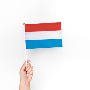 Luxembourg Hand Signal Flag Small Flag Cheer Flag Sports Games Cheer Flag World Flags