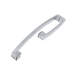 Curved Stainless Steel Polished Door Handle