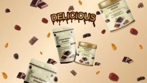 Coklat Kurma Isi Almond SARIBUNGA Premium Grade A+ / Coklat Kurma Almond Saribunga- Chocolates Kurma Cokelat Premium | Kurma yang dilapisi Coklat Isi Almond Asli 100% | Camilan Sehat