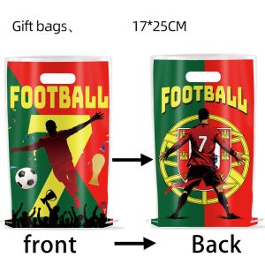 Hasbro | 10/30/50Pcs Soccer Gift Bags Soccer Goodie Bags Football Theme Gift Bags for Birthday Party Favors Sports Events Gathering Decor