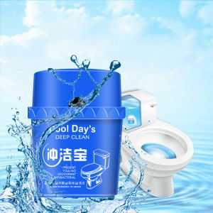 1PC 80g Toilet Bowl Cleaner Fragrance Decontamination Toilet Cleaner Removing The Odor And Dirt Automatic Flushing Toilet Cleaner Toilet Tank And Bathroom Cleaning Bleach Cleaning Tools