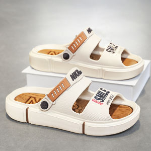 Mens Summer Outdoor Sports Slippers Driving Beach Sandals Anti-slip Deodorant Large Size 46 Home Use Comfortable Slip-On Shoes