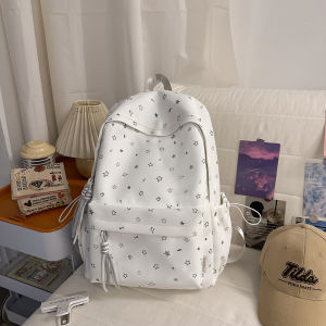 LUSUO | Stylish Star Design School Backpack