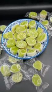 Kẹo Dừa Non Cuộn  Lá Dứa- Đặc Sản Bến Tre- Kẹo Dừa Bến Tre - đồ ăn vặt - tết