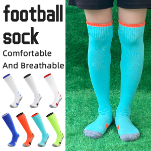 Soccer Sock for Adults and Kids Breathable Compression Towel Bottom Running Cycling Extra Size Football Long Stocking