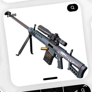 AWM Safe shooting toys soft bullet gun Safe outdoor toys 98K Barrett Toys manual Toy gun with Shell Ejection Kids Toy