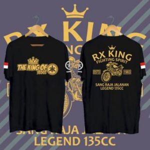 KAOS TSHIRT BAJU DISTRO YAMAHA THE KING OF 135cc