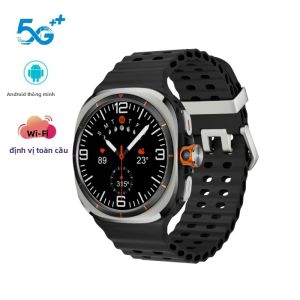 Đồng Hồ Thông Minh Ultra Smart Watch 2025 U8 Hệ Điều Hành Android Hỗ Trợ 4G/5G SIM GPS WiFi Camera Xoay Màn Hình AMOLED 256GB Gọi Điện Toàn Cầu Theo Dõi Sức Khỏe