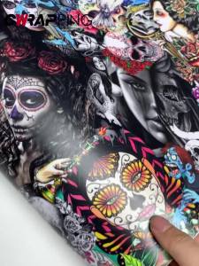 Graffiti Camo Film Waterproof Self-adhesive Vehicle Decoration Wrap Foil Car Body Films Exterior Car Stickers Motorcycles Vinyl