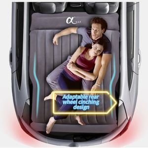 Alpha Car Universal Inflatable Mattress Rear Car Single Car Travel Portable Inflatable Bed SUV Thickened Air Bed