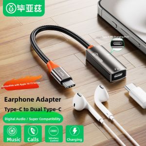 biaze | 2-in-1 Audio Charging Adapter Type-C to 3.5mm