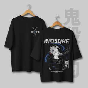 Bandai | Oversized Vintage Demon Slayer Anime T Shirt Men Women Graphic Tee Casual Short Sleeve Top Summer Streetwear Cosplay Y2k Clothes