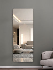 Self-Adhesive Full-Length Dressing Mirror Soft Acrylic Wall Mounted Mirror