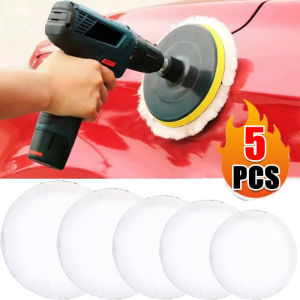 5pcs Universal Car Polish Pad / Soft Wool Polishing Disc / Car Body Polishing Discs Cleaning Accessories / 4/5/6/7inches