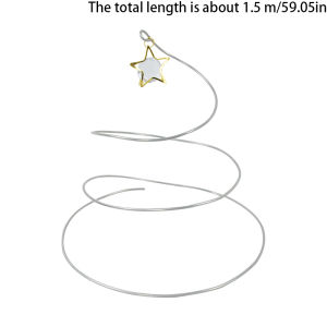 1Pc Metal Spiral Cake Stand Frame Baby Shower Happy Birthday Cake Topper Wedding Decoration Accessories