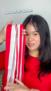 Ikat Kepala Merah Putih bando pita merah putih Headband Merah Putih 17 agustus