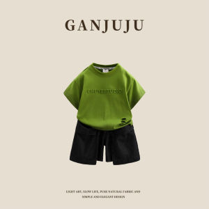 BOGUXIONG | New Stylish Ripped Short Sleeve and Shorts Set for Kids Summer Casual Sports