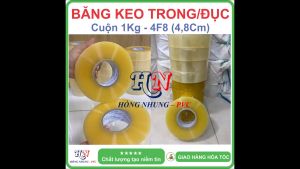 [Cuộn 1kg] Băng Keo trong/đục (1kg/cuộn) - bản rộng 48F (48cm) Chất Keo Siêu Dính Giúp Bạn Đóng Gói Hàng Hiệu Quả