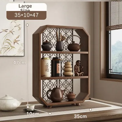 XIYUYANGGUANG | Chinese Style Wooden Display Stand For Collectibles