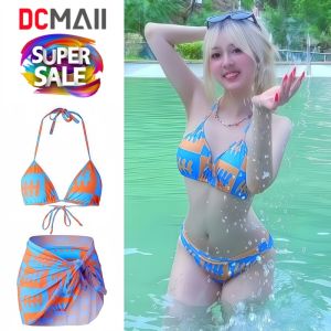 ชุดว่ายน้ำลายกราฟฟิก เซ็ต3ชิ้น มีผ้าคลุมเอว สวยเซ็กซี่ ใส่ถ่ายรูปริมชายหาดหรือใส่เล่นน้ำก็ดี ขนาดสินค้า รอบอก32นิ้ว รอบเอว28นิ้ว (ขนาดก่อนยืด) สินค้ามีพร้อมส่งในไทย