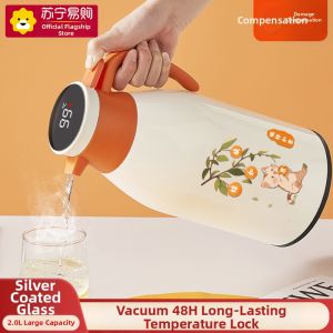 CrossOver | Long-Lasting Insulated Glass Interior Water Bottle 2000ml Warm Water Pot Home Use Thermal Pot New 2025 Model by Crossover