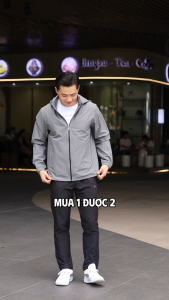 Áo khoác nam MENTORIS (5 màu) chất vải gió thể thao giữ ấm tốt rộng rãi thoải mái MAG01