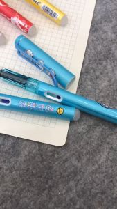 Bút Máy Tẩy Được Dạng Màu Đục Có Sẵn Ống Mực Màu Xanh Trong Bút