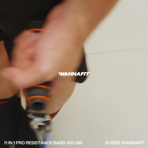 WANNAFIT 11 in 1 Pro Resistance Band Set | Karet Resistensi | Alat Olahraga Rumah