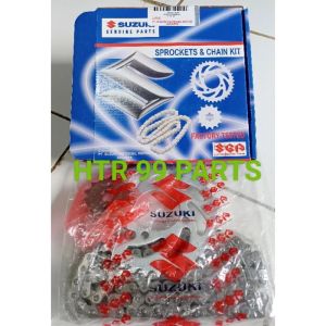 Gear Set Gir Smash Shogun New Old 110 125 Gir Set Plus Rantai SunStar