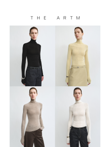 Machine Washable High Neck Fitted Knitwear for Women Raglan Sleeves