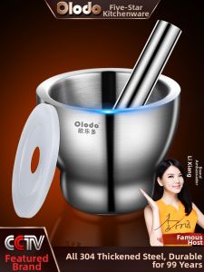 Olodo | Stainless Steel Garlic Masher Pestle 304