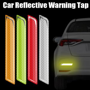 New Car Reflective Warning Tape Stickers Night Safety Mark Anti-collision Stripe Car Body Bumper Reflector Sticker Decals