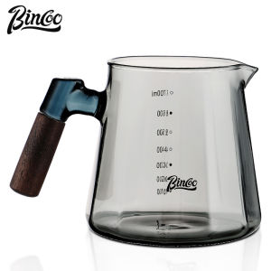 BINCOO Glass Coffee Pot Hand-brewed Coffee Sharing Pot 800ML with Scale Heat-resistant Multi-function Coffee Brewing Pot