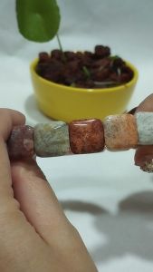 C0003 Coral Jade Hand Bar 珊瑚玉 手牌 镯子 手链 吊坠 首饰 玉石 配饰 Crystal Bracelet Bangles Pendants Papan Bracelets Jade Buckles Coral Jade with Collectible Value