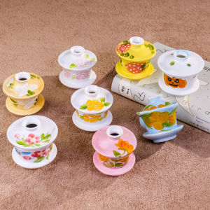 จิวเลียร์ดีไซน์ด้วยมือจากจีนแผ่นดินใหญ่ ชามเซรามิกดูดซับแม่เหล็ก ติดตั้งในตู้เย็น ตกแต่งด้วยดอกไม้ ของขวัญสร้างสรรค์