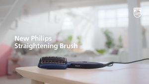 Philips | Heated Brush 5000 | Sisir Catok | Rambut Lurus Alami dalam 5 Menit dengan Argan Oil dan Ionic Teknologi | BHH885/00