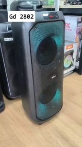 GEDI-G 2802 WITH 8 INCH x 2 PORTABLE BLUETOOTH PROFESSIONAL SPEAKER SYSTEM