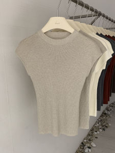 เสื้อสเวตเตอร์ถักคอสูงทรงสลิมฟิตสำหรับผู้หญิง ผ้าผสมขนสัตว์ ผ้าผสมโพลีเอสเตอร์ ผ้าผสมอะคริลิก ทรงลำลอง แขนยาว ฤดูใบไม้ร่วง 2025