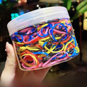 ยางรัดผมแบบใช้แล้วทิ้งสำหรับเด็กผู้หญิง รัดผมแบบใช้แล้วทิ้ง ไม่ทำลายผม เครื่องประดับผมสำหรับเด็กผู้หญิง