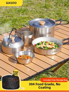GESHU | Outdoor 304 Stainless Steel Cooking Set