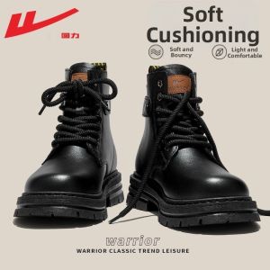 Warrior | New Spring Autumn Fashionable Casual Leather Shoes Low Top