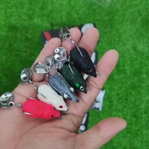 Mồi Giả Chuột Hơi LK Hòa Dài 3.5cm Nặng 7g Chất Liệu Silicone Siêu Bền Made In Thái Lan