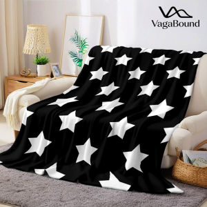 Midnight Starfield Flannel Blanket Warm Soft Halloween Christmas Couch Warm Cozy Decorative Decor Gift for All Season