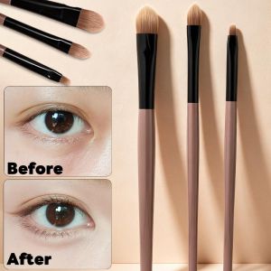3pcs/set Soft Bristle Concealer Makeup Brush Set / Portable Detail Eyeshadow Brush / Multi-purpose Facial Cosmetic Brushes for Daily Makeup