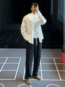 Summer Cooling Ice Silk Mens Training Casual Pants