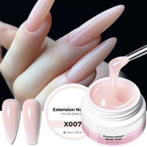 18 Colors 30ml Quick Extension Nail Solid Gel Nude Milk White Gel Nail Polish UV Semi Permanent Nails Art For Manicure Tools