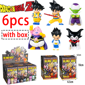 Bandai | Dragon Ball Blind Box Goku Vegeta Son Goku Gomah Mini Collectible Decora Anime Figures Birthday/Christmas Gift